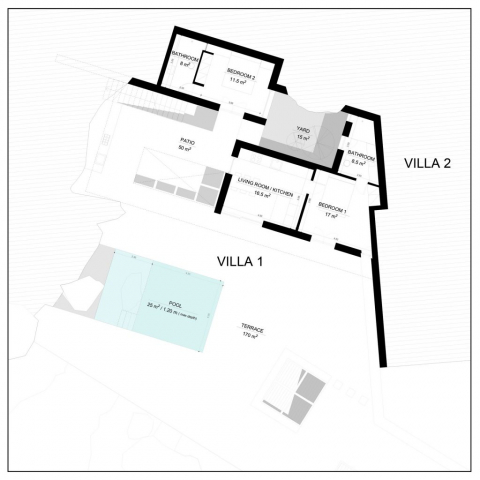 soleil luxury villas serifos villa 1 floor plan