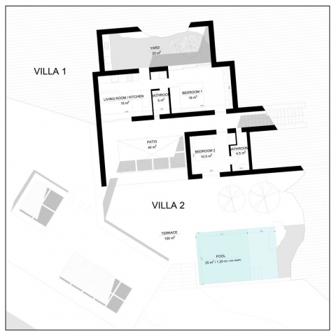soleil luxury villas serifos villa 2 floor plan