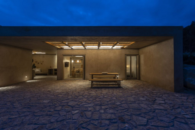 soleil luxury villas serifos villa 3 bedroom 1 and living room 01