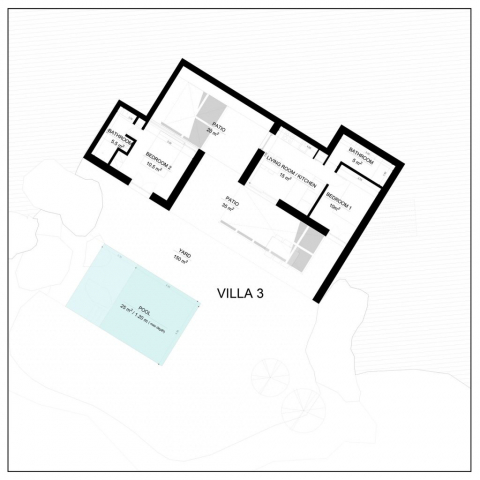 soleil luxury villas serifos villa 3 floor plan
